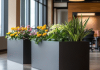 fiberglass planters