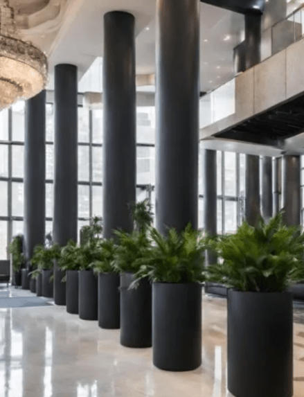 fiberglass planters