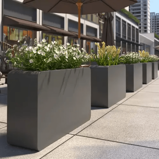 fiberglass planters
