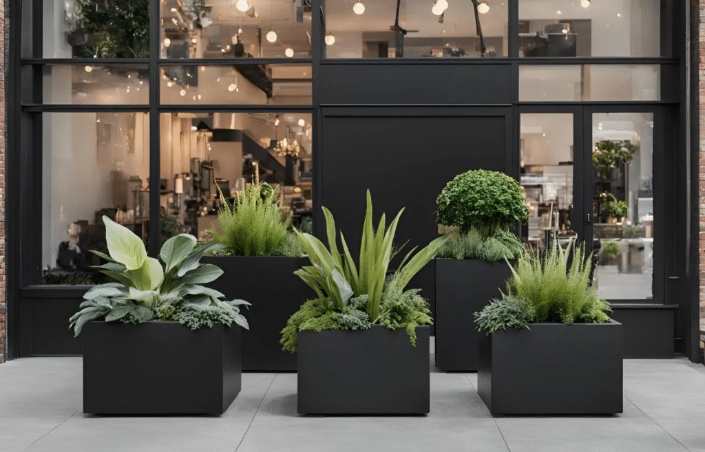 Elevate Your Autumn Decor with Stunning Fiberglass Planter Ideas