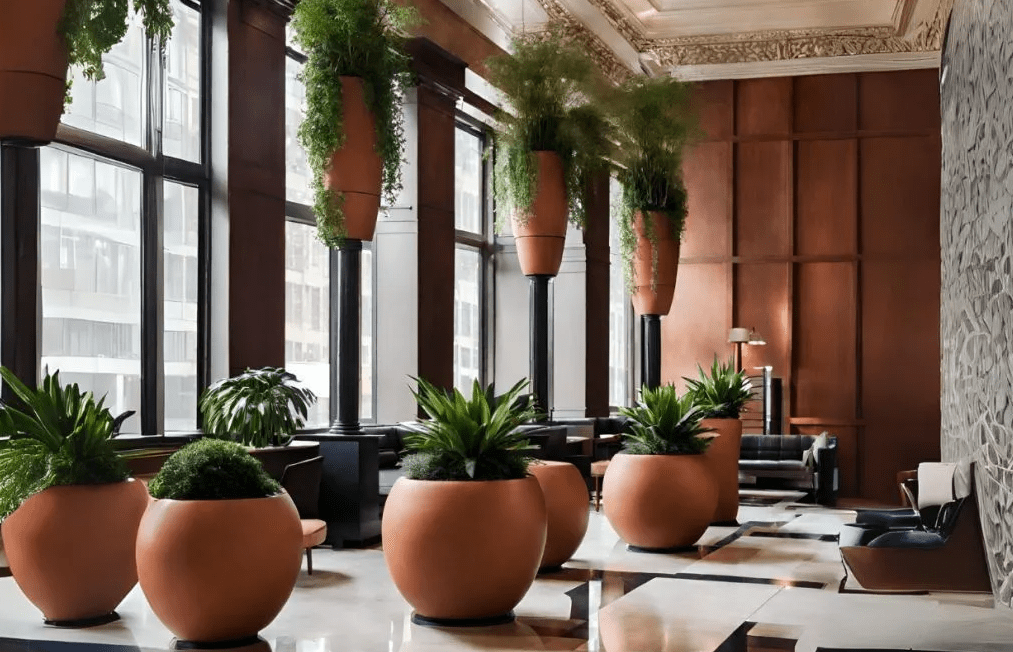 moka terracotta planters