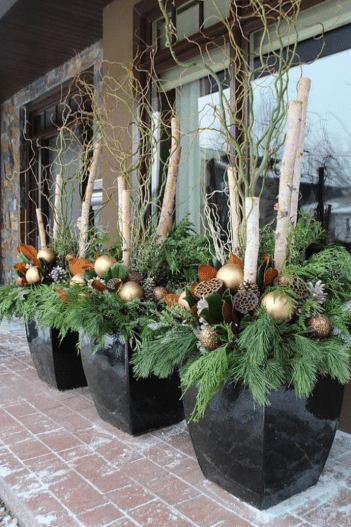 seasonal fiberglass planters