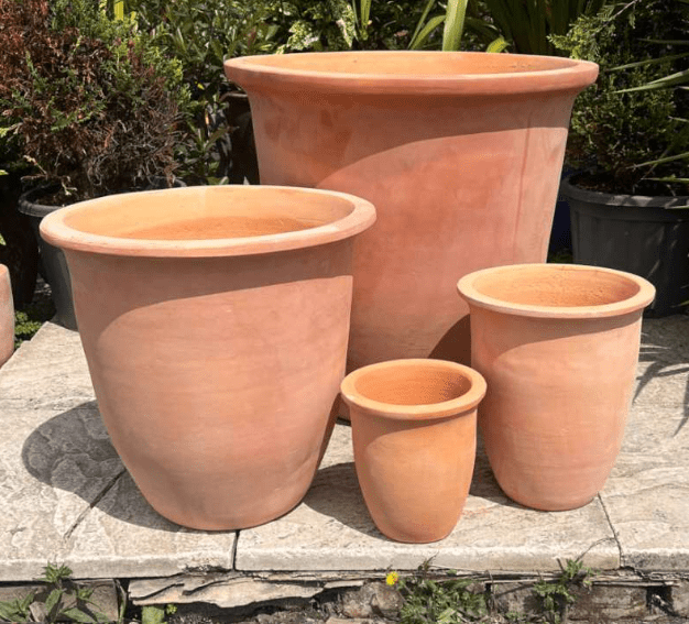 moka terracotta planters