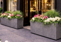 Wholesale Fiberglass Planters for NYC Storefronts This Spring