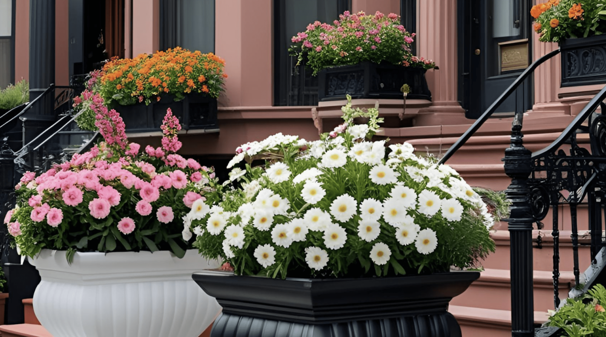Fiberglass planters